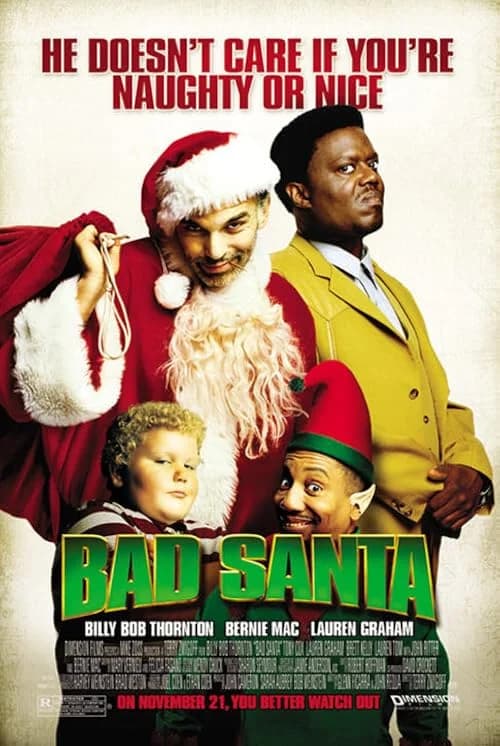 Bad Santa film posteri